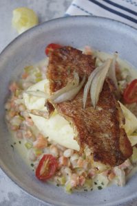 Pan fried snapper 